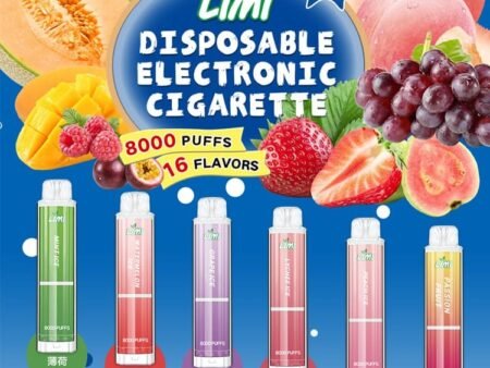 LIMI 8000口 一次性電子煙｜超長續航8000口｜12種精選口味｜免充電免保養-台灣現貨-711貨到付款