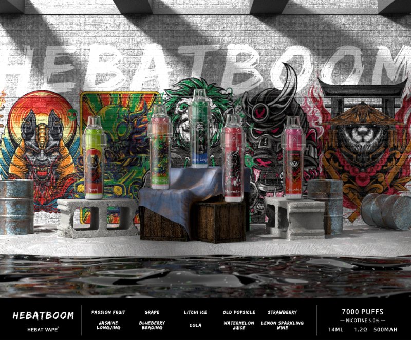 HEBAT BOOM 喜貝拋棄式霧化棒 7000 口 (1)