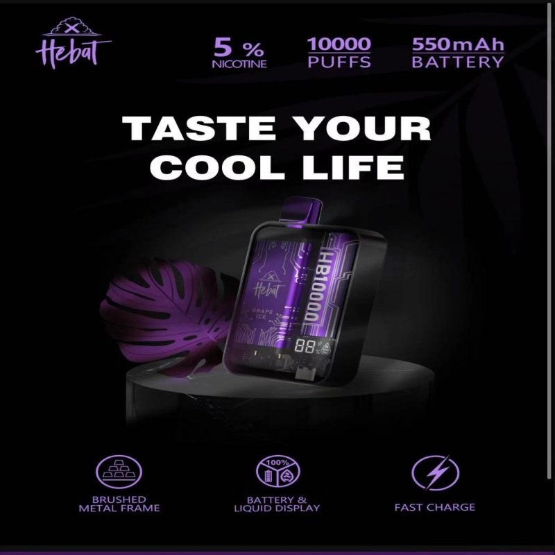 HEBAT 喜貝10000口 一次性拋棄式電子煙 (8)