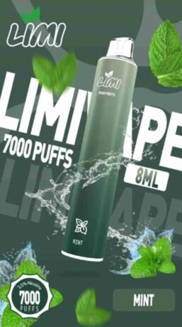 LIMI 7000口废弃式电子烟-薄荷