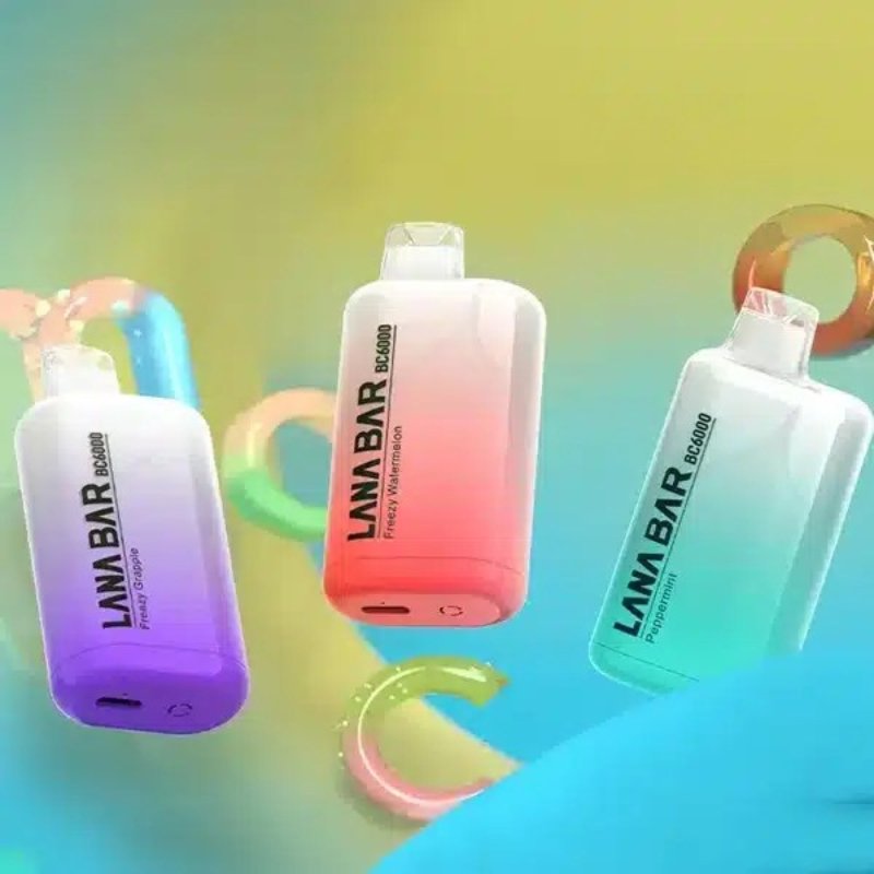 【13款口味選擇】Lana Bar BC6000一次性電子煙 6000口拋棄式 超涼款 新品上市 (1)